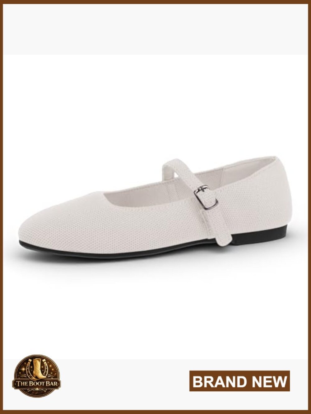 Women's Square Toe Ballet Flats with Adjustable Ankle Strap and Arch Support - Picture 4 of 7